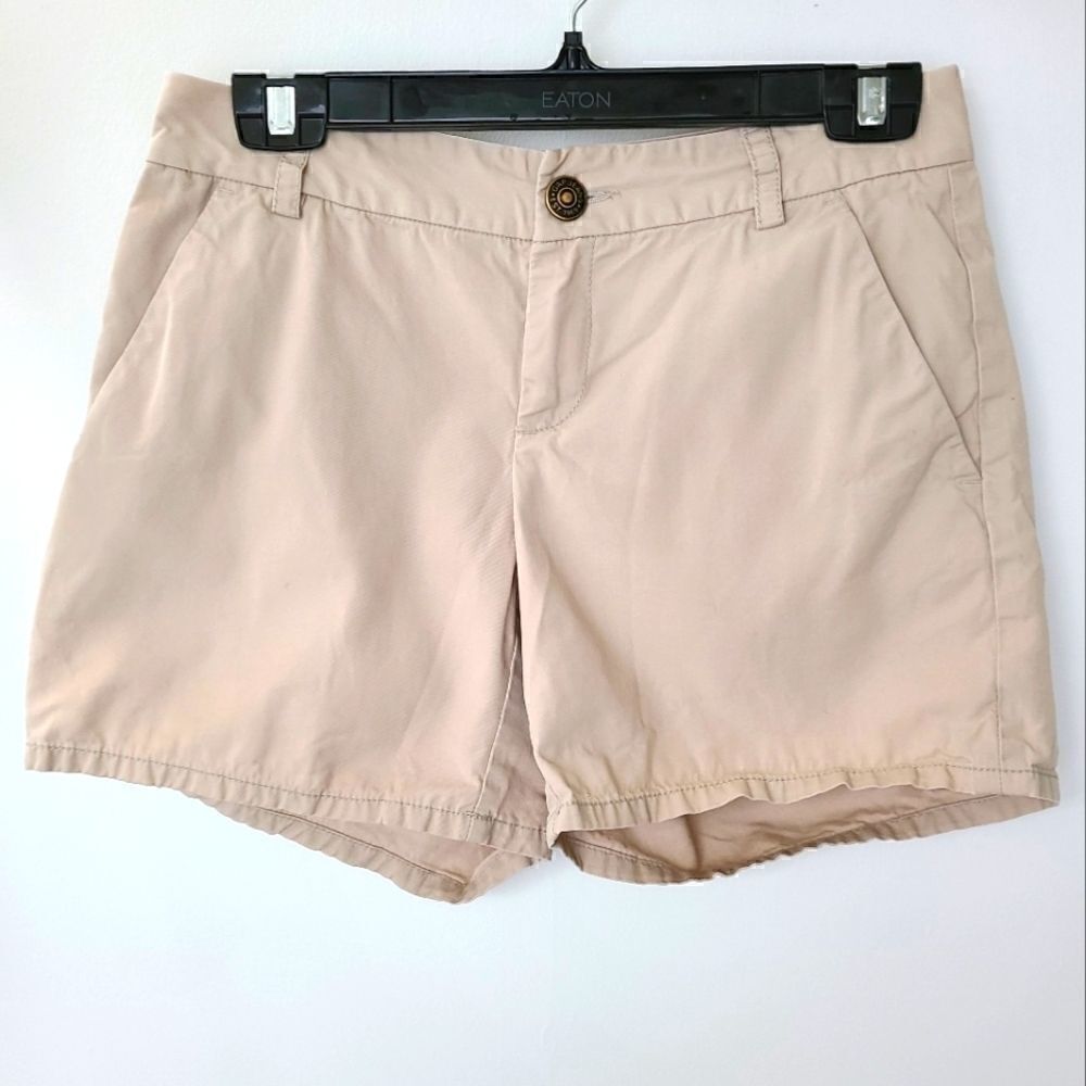 GAP Aubrey Khaki Cotton Shorts Sz 2